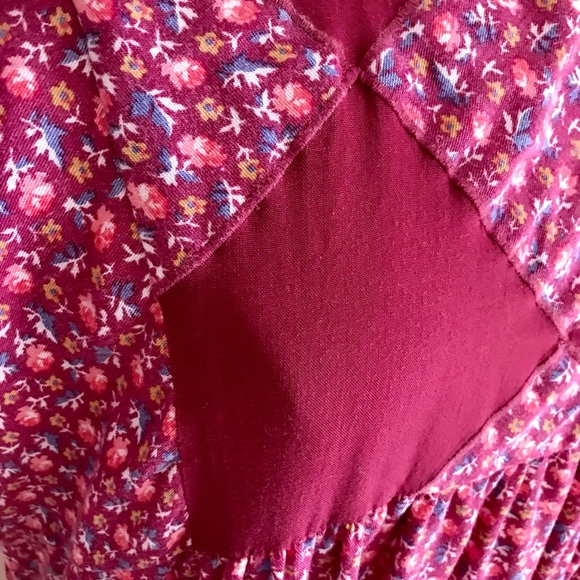 1970s Mako Hawaii Floral Cotton Maxi Dress, MuuMuu, Patchwork, Vintage, Medium - Picture 4 of 11